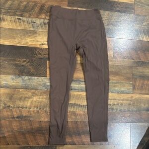 Brown High-Waisted Leggings
